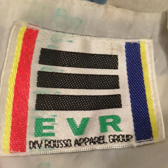 VTG EVR Size XL Air Balloon Full Zip Jacket - 100% Silk (Broken Zipper) - Picture 7 of 8